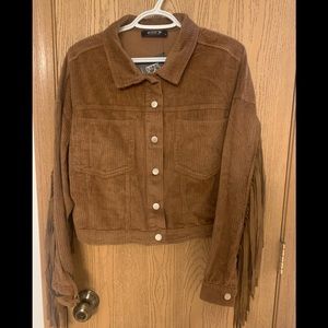 Brand new women’s fringe jacket